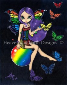 Rainbow Butterfly Fairy