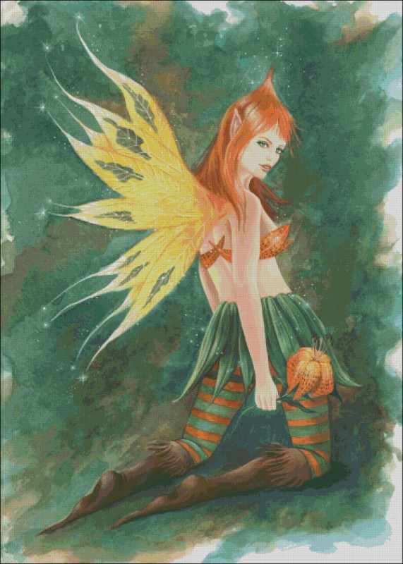 Tiger Lily Faerie - Click Image to Close