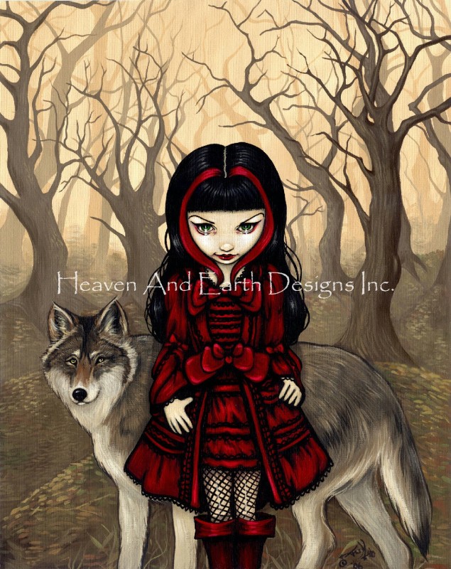Red Riding Hood In Autumn - Click Image to Close
