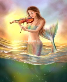 Mermaid With A Violin