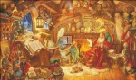 Supersized St Nick In His Study Max Colors