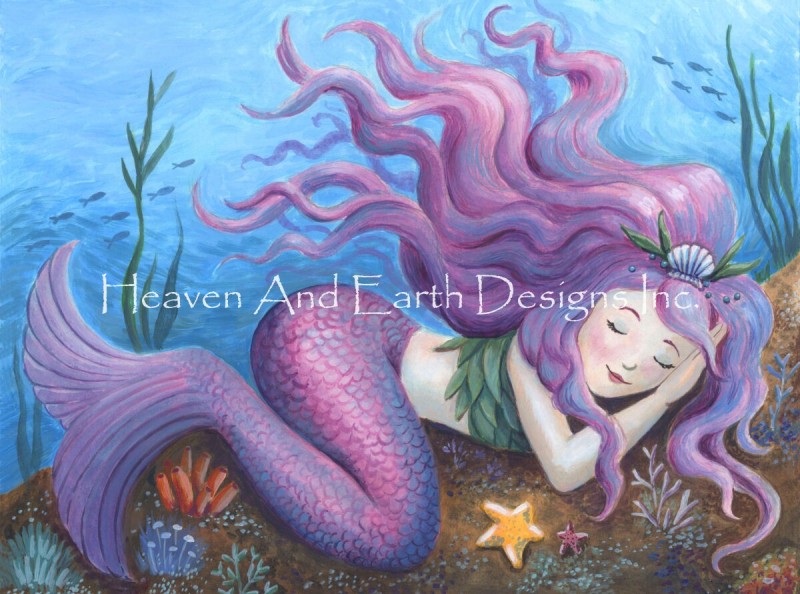 Sleeping Mermaid - Click Image to Close