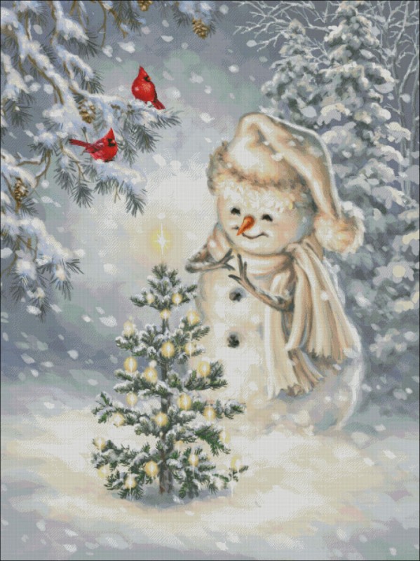 Snowman Christmas - Click Image to Close