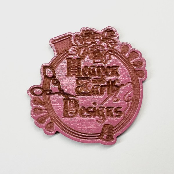 Laser-Engraved HAED Needle Minder (Hot Pink)
