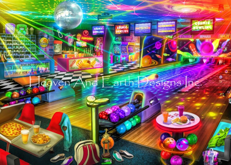 Cosmic Bowling - Click Image to Close