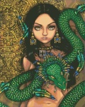 Diamond Painting Canvas - Mini Priestess of Quetzalcoatl