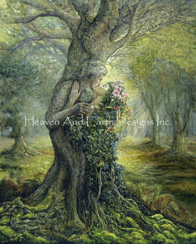 Dryad And The Tree Spirit - Click Image to Close