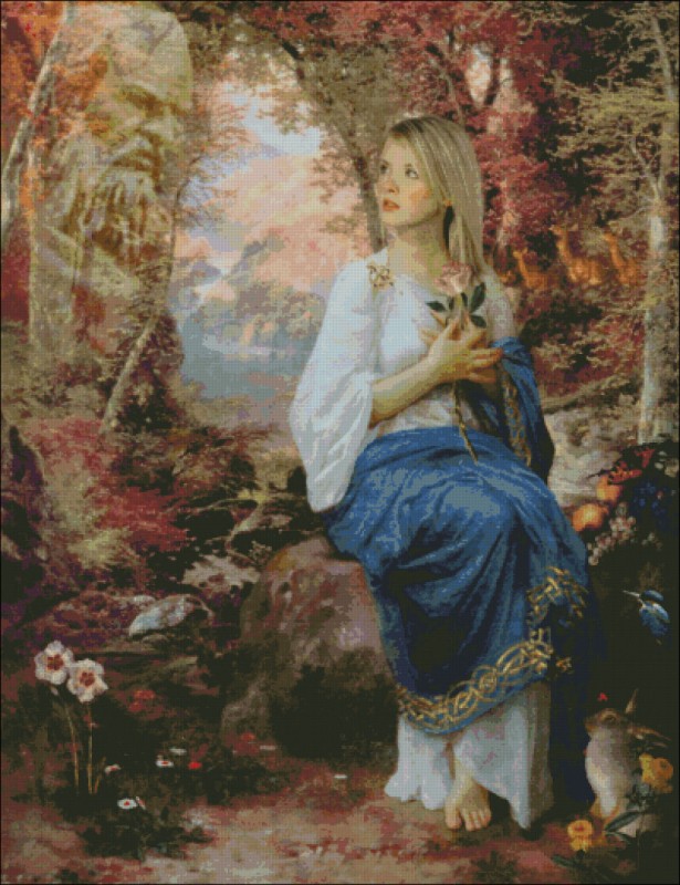 Brigit. Gaelic Goddess of Poetry - Click Image to Close
