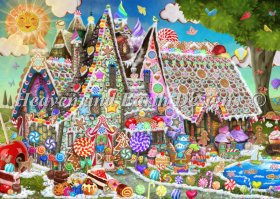 Supersized Gingerbread Manor Max Colors Material Pack