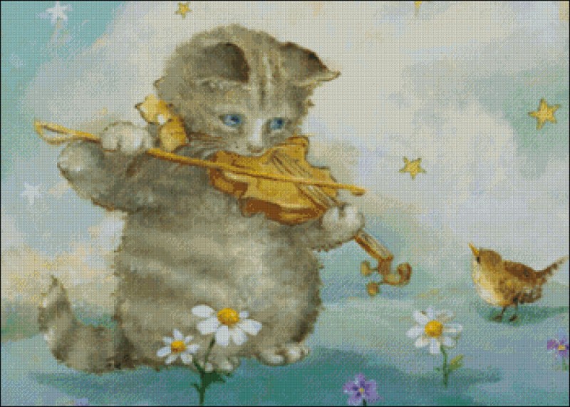Cat and the Fiddle - Click Image to Close