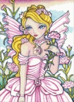 Diamond Painting Canvas - QS Carnation Fairy