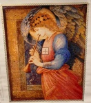 Diamond Painting Canvas - Mini An Angel Playing A Flageolet