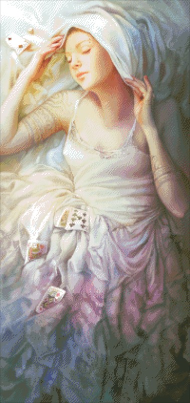 Diamond Painting Canvas - Mini Gambler - Click Image to Close