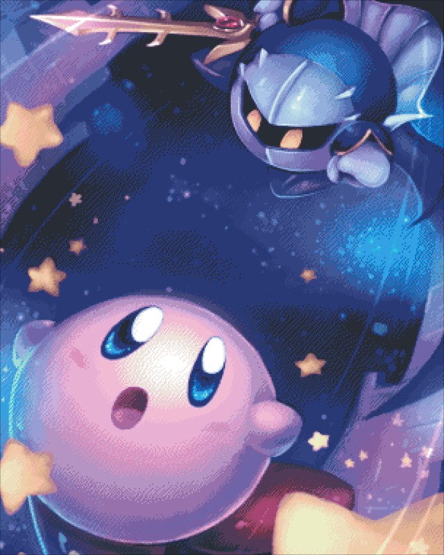 Diamond Painting Canvas - Kirby Request A Size - Click Image to Close