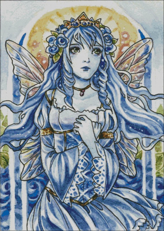 Blue Rose Fairy - Click Image to Close