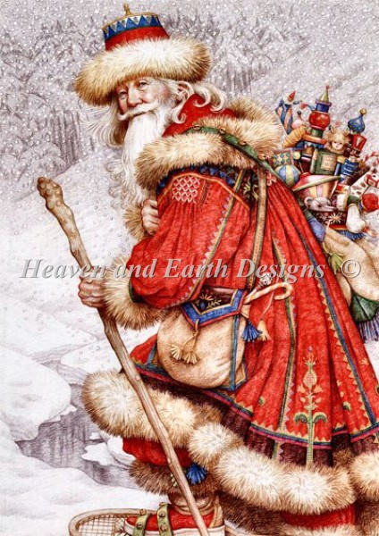 Father Christmas With Toys Max Colors