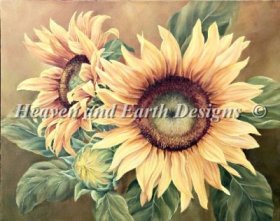 Diamond Painting Canvas - Mini Sunflowers