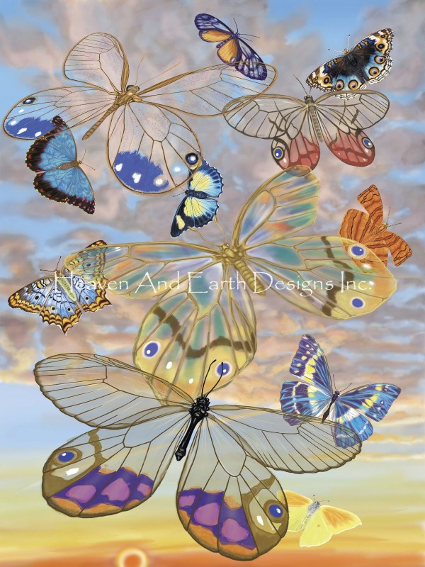 Butterflies Clouds 2 - Click Image to Close