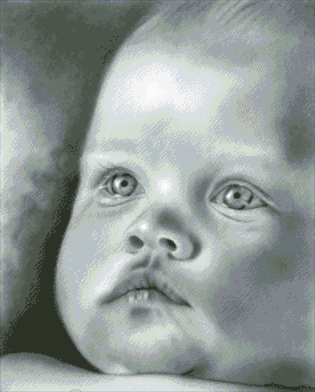 Diamond Painting Canvas - Mini Baby Jesus - Click Image to Close