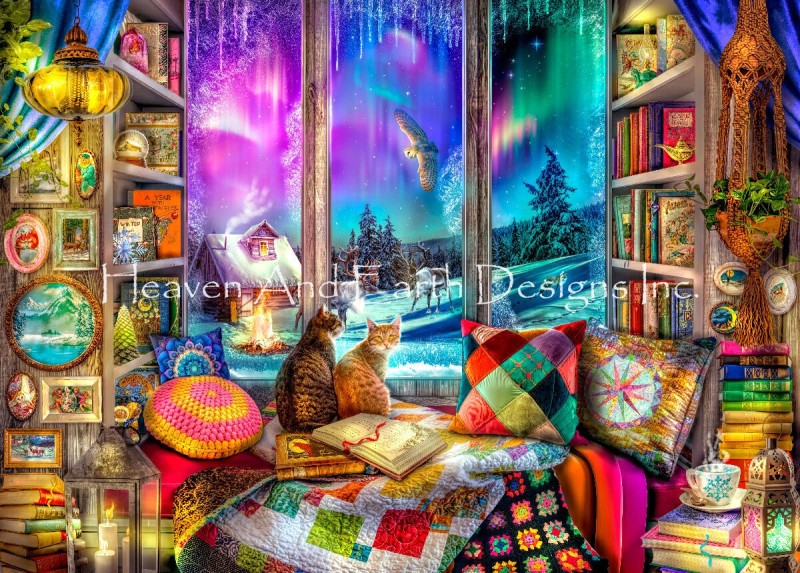 Supersized The Winter Reading Nook Max Colors - Click Image to Close