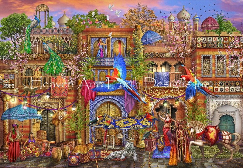 Supersized Arabian Street Two Max Colors - Click Image to Close