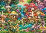 Supersized Merry Mushroom Village Picnic