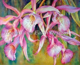 Diamond Painting Canvas - Mini Florida Orchids