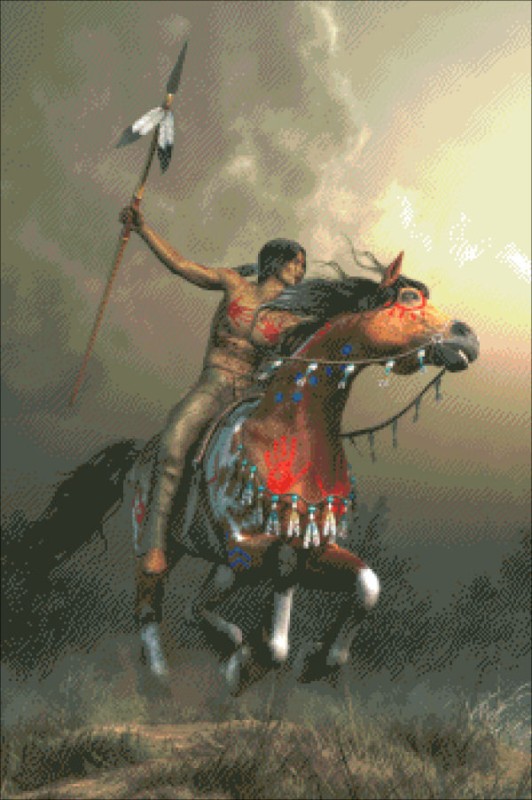 Mini Warriors Of The Plains - Click Image to Close