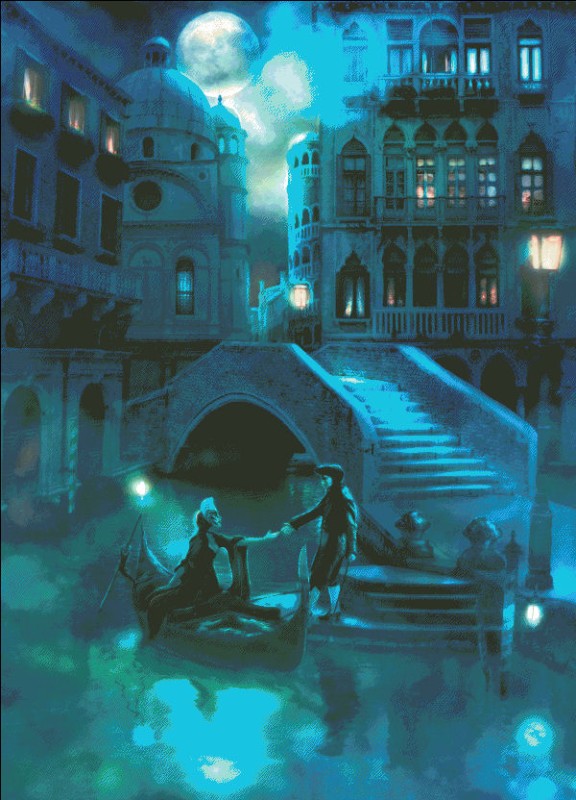 Venice Moon - Click Image to Close