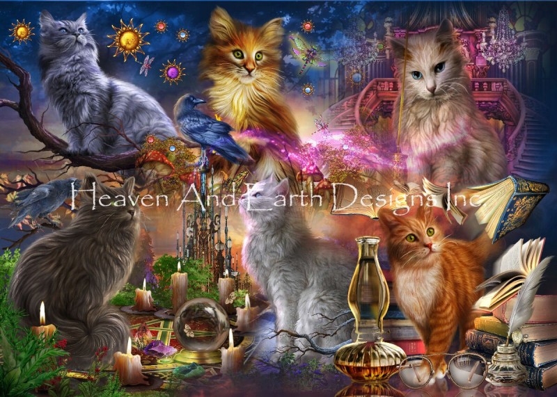 Mystical Cats - Click Image to Close