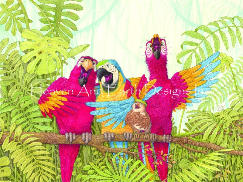 Supersized Parrots Max Colors - Click Image to Close