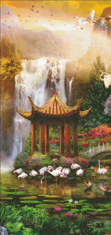Storykeep Supersized Unicorn Valley Of The Waterfalls Max Colors 2 - Click Image to Close