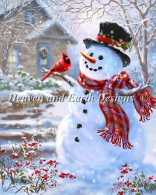 Snowman and Feathered Friend Material Pack
