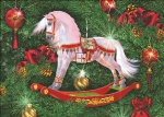 Supersized Christmas Rocking Horse Max Colors