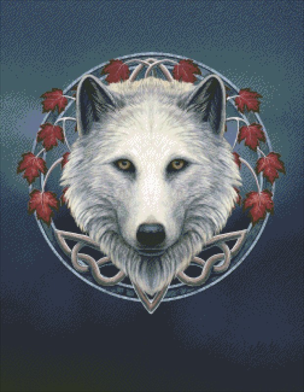 Diamond Painting Canvas - Mini Guardian Of The Fall - Click Image to Close