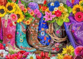 Boots And Flowers Material Pack