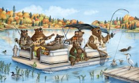 Mini Party Boat Bears
