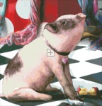 Diamond Painting Canvas - QS Yes Piggy