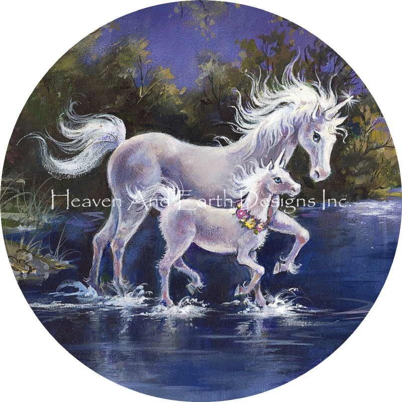 Ornament Fairyland Unicorns Play - Click Image to Close