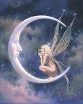 Diamond Painting Canvas - Mini Fairy Moon DD