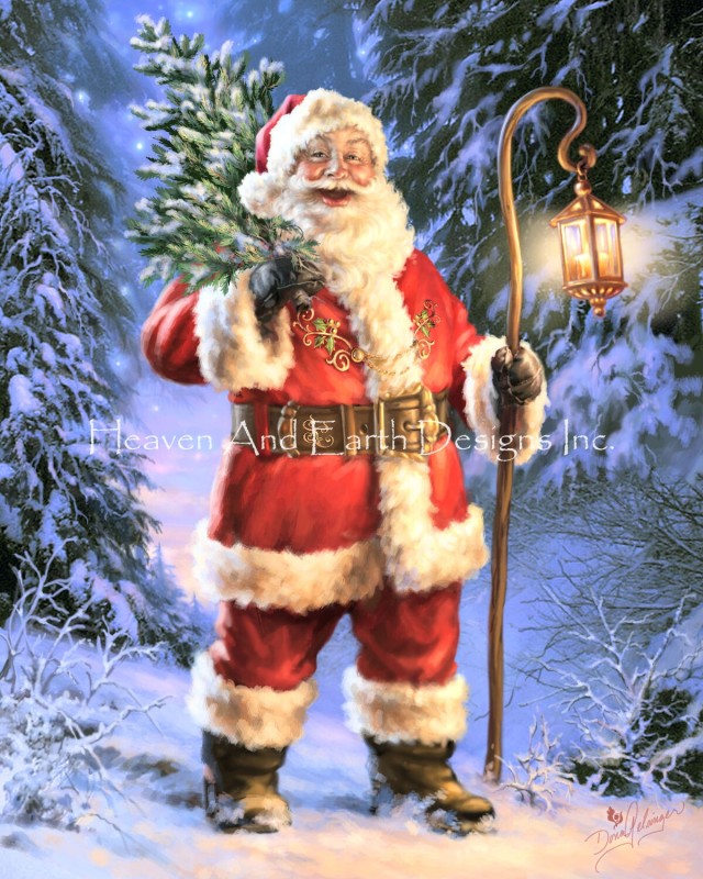 Mini Santas Christmas Tree - Click Image to Close