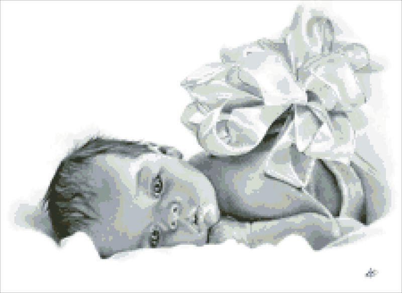 Diamond Painting Canvas - Mini New Born Gift - Click Image to Close