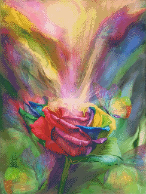 Diamond Painting Canvas - Mini Healing Rose - Click Image to Close
