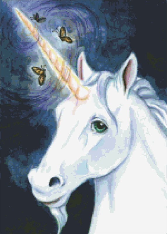 Diamond Painting Canvas - QS Unicorns Magic - Click Image to Close