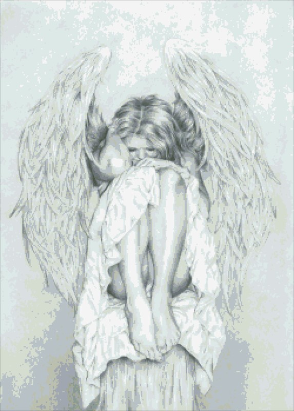 Diamond Painting Canvas - Mini Please My Wings Take Me Away - Click Image to Close