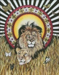 Mandala Lions