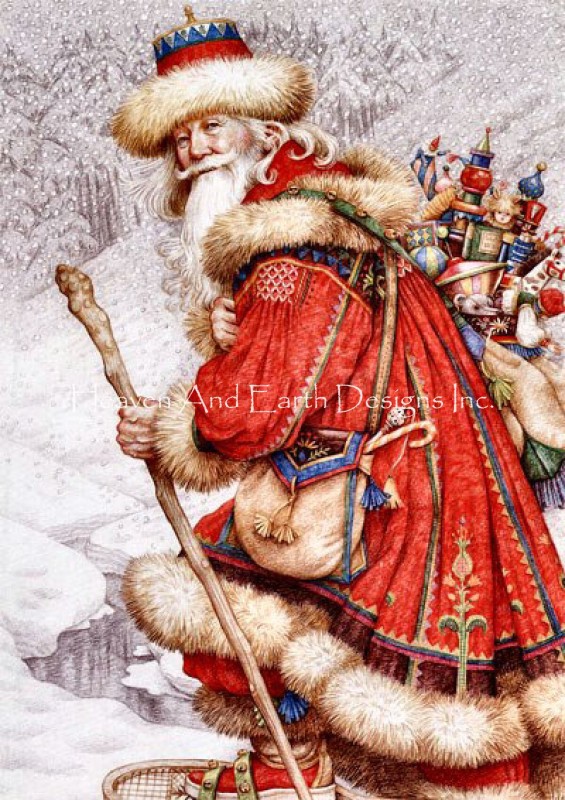 Mini Father Christmas With Toys - Click Image to Close