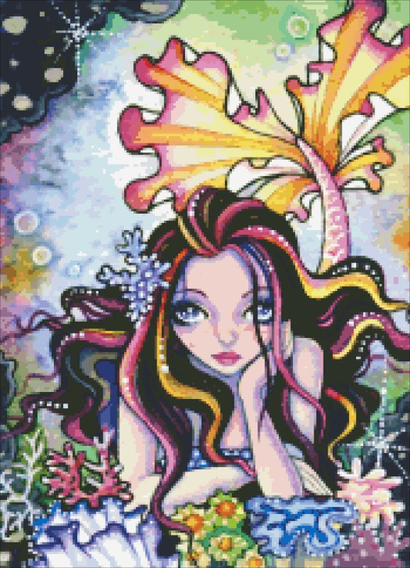 Diamond Painting Canvas - QS Coral Addiction - Click Image to Close