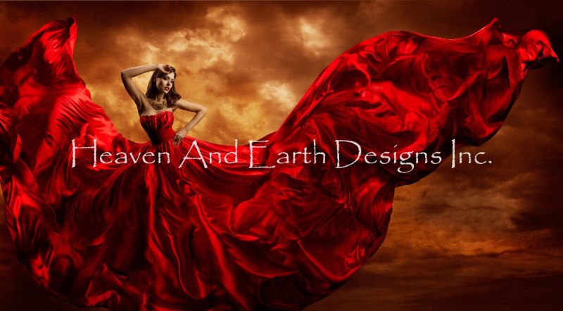 Woman Red Dress Flying Silk - Click Image to Close