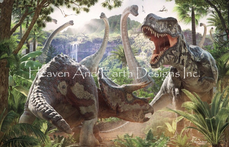 Dinosaur Battle - Click Image to Close